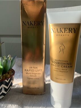 Nakery Beauty Rapid Lift Serum & Nourishing Magic Cream NEW Skincare Bundle